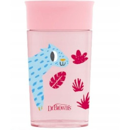 Kubek Treningowy 360 Stopni 300Ml Dr Browns Róż