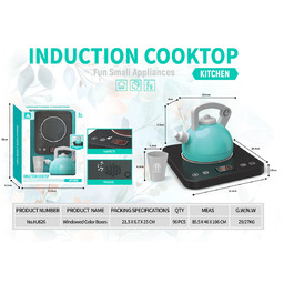 Indukcyjna Zabawkowa Kuchenka Elegancki Czajnik