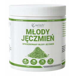 Młody Jęczmień Proszek 250g Wish Naturalny Detox Odchudzanie
