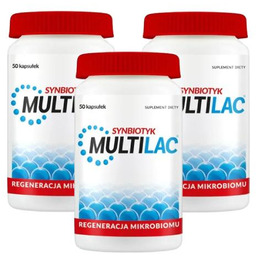 Zestaw Multilac, 3 x 50 kaps.