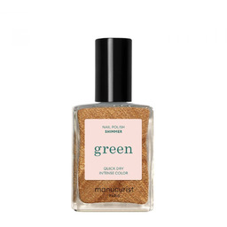 Green Nail Polish lakier do paznokci Shimmer 15ml