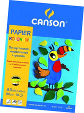 Papier Kolorowy Canson A3 80g 10 ark Blok