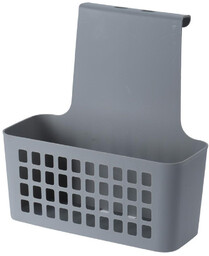 Koszyk na drzwi plastikowy szary 23,5x10x24 cm