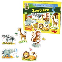 Haba, moje pierwsze puzzle Zoo, 4 el.