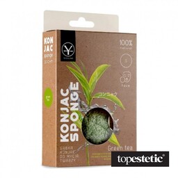 Yasumi Green Tea Konjac Sponge S Gąbka konjac