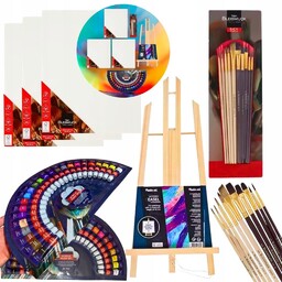 Duży Zestaw Malarski Artystyczny Do Malowania Dla Dzieci