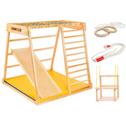 Mapiszon Drewniany plac zabaw dla dzieci Domino drabinka