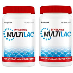 Zestaw Multilac, 2 x 50 kaps.