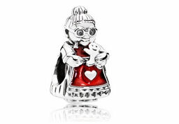 Rodowany srebrny charms do pandora babcia babunia grandma
