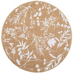 Altom Podkładka jutowa Meadow śr. 38 cm, naturalny