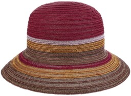 Kapelusz Konopny Noela Quattrocolour by Mayser, bordowy, One
