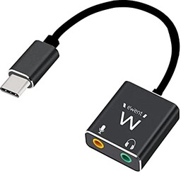 Kabel adaptera - USB Type-C na Jack, umożliwia