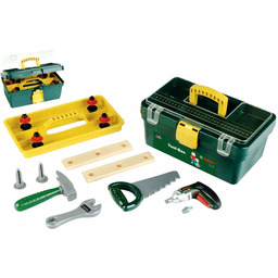 Skrzynka z narzędziami i wkrętarką