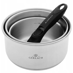 Gerlach Zestaw garnków 4 el. Smart Steel