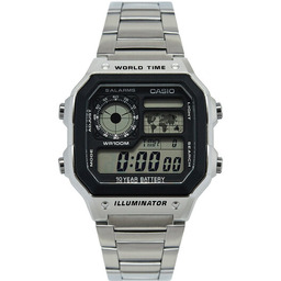 Zegarek Casio AE-1200WHD-1AVEF Srebrny