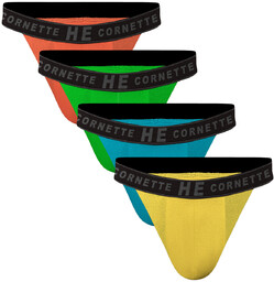 4x Slipy męskie TANGA High Emotion Cornette