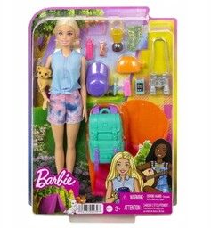 Barbie Malibu Na Kempingu Lalka+akcesoria