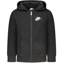CZARNA BLUZA DZIECIĘCA NIKE Z ROZPINANYM NA ZAMEK