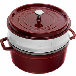 Staub Garnek żeliwny Okrągły Z Wkładem 5.2l Grenadynowy
