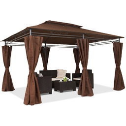 Pawilon ogrodowy Ibiza 3x4m brązowy Garden Point