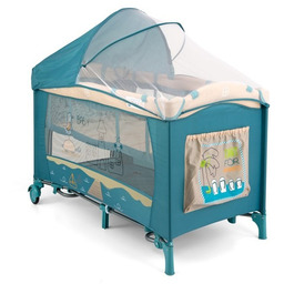 Milly Mally Łóżeczko turystyczne Mirage Deluxe blue bird