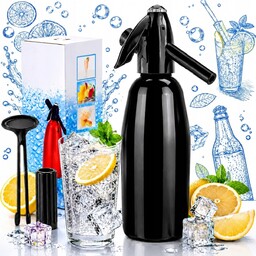 Domowy saturator syfonowy do wody sodowej, 1L