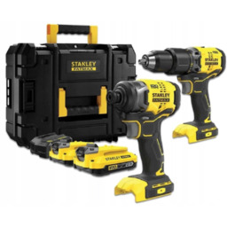 STANLEY SFMCK465D2T - Zestaw combo wiertako-wkrętarka udarowa SFMCD711