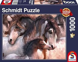 Schmidt Spiele 57389 Konie, puzzle składające się