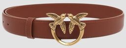 PINKO Brązowy pasek damski Love Berry H3 Belt