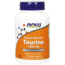 NOW Double Strength Taurine 1000mg 100vegcaps