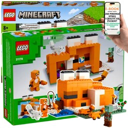 Zestaw LEGO Minecraft Siedlisko Lisów 21178  idealny
