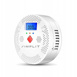 Czujnik Czadu Detektor Tlenku Węgla Co WiFi Tuya