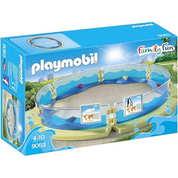 PLAYMOBIL Family Fun 9063 Basen dla fauny morskiej,