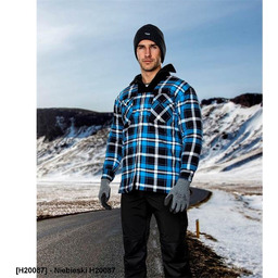 ARDON JONAH WINTER - koszula ocieplana flanelowa niebieska