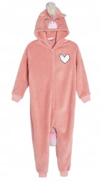 Jednorożec Różowy Piżama Dla Dzieci Onesie 98/104