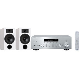 YAMAHA Zestaw stereo MusicCast R-N600A Srebrny + INDIANA