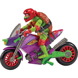 Wojownicze Żółwie Ninja Fioletowy Motocykl Z Raphael, pojazd