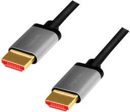 Kabel HDMI LogiLink CHA0105 8K/60Hz, 4K/120Hz aluminium, 2m