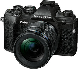 Aparat OM SYSTEM OM-5 czarny + ED 12