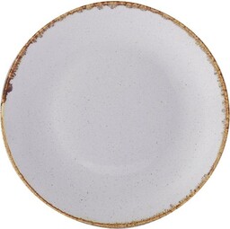 TALERZ PŁYTKI ASHEN 180 mm PORCELANA SZARA 04ALM001485