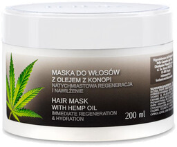 NATURALNA maska do włosów z olejem z KONOPI