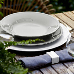 Costa Nova Talerz głęboki Friso Grey 26 cm