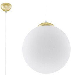 Sollux Skandynawska LAMPA wisząca SL.0717 szklana OPRAWA loftowy