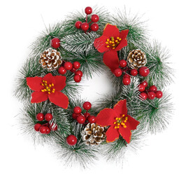 4Home Wieniec bożonarodzeniowy Poinsettia 32 cm