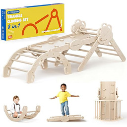 COSYLAND Montessori Rusztowanie do Wspinaczki  Trójkąt ze