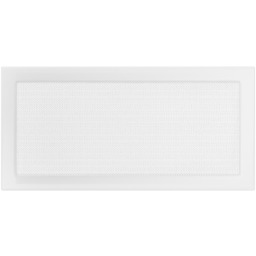 Kratka Kominkowa Wentylacyjna 22x45 Biała kominka metalowa