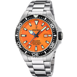 Zegarek Męski Festina F20663-4 Srebrny