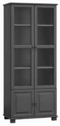 OUTLET - Witryna drewniana nr4 szara