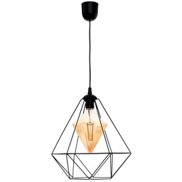 MILAGRO MLP4130 Lampa wisząca ALAMBRE BLACK 1xE27 4W