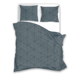 Faro Pościel z mikrofibry 160x200 geometria szara 007